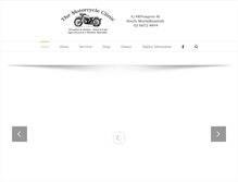 Tablet Screenshot of motorcycleclinic.com.au